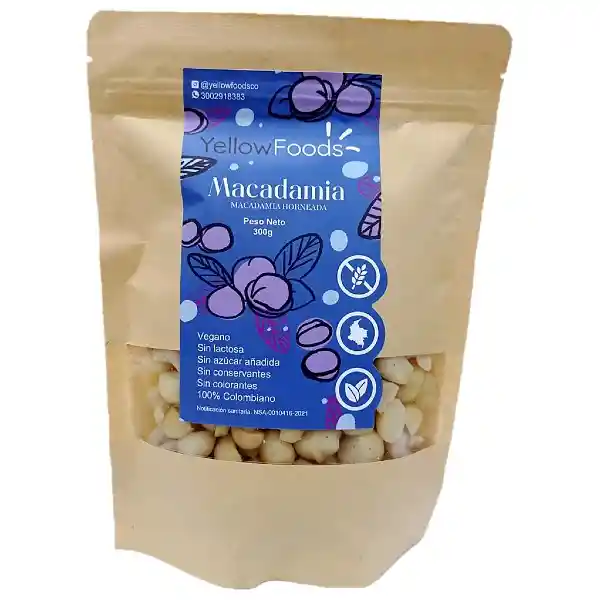 Yellow Foods Macadamia Horneada