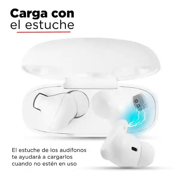 Audífonos Inalámbricos con Bluetooth Color Blanco EB019 Miniso 
