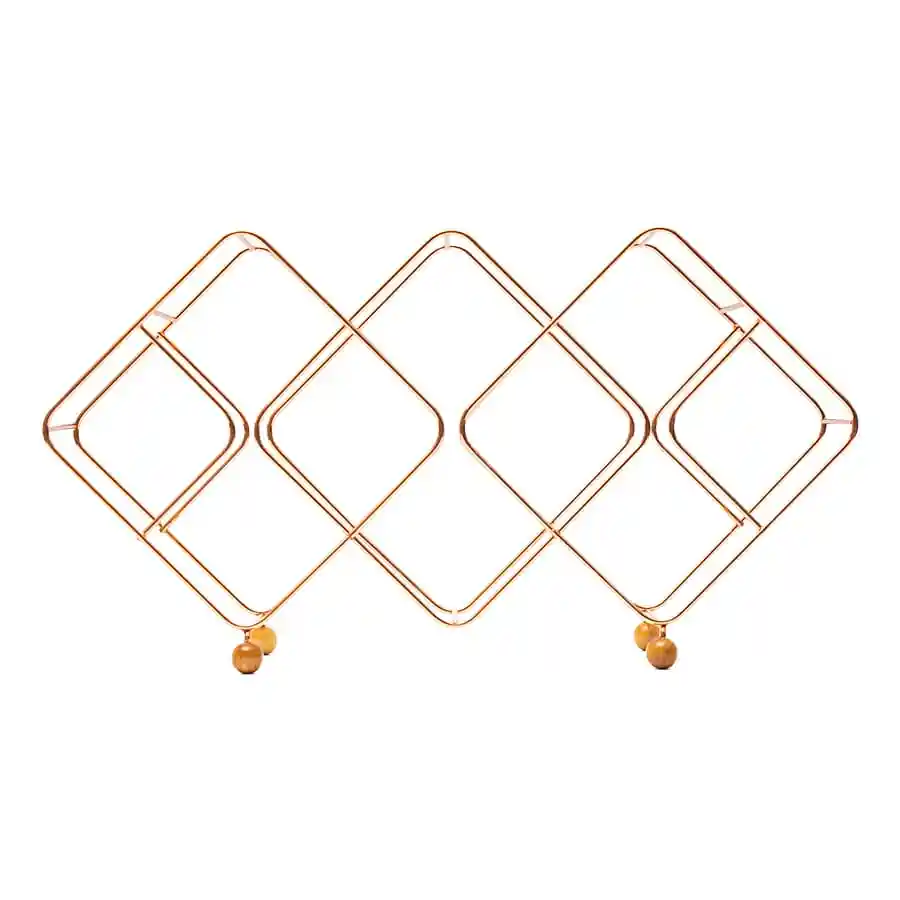 Stand de Vino H&h Cooper Cobre 2 Niveles