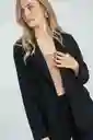 Chaqueta Larga Tipo Blazer