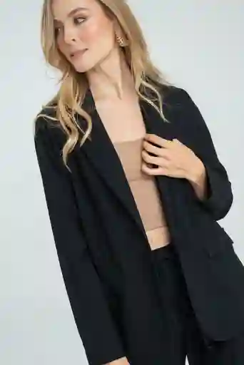 Chaqueta Larga Tipo Blazer