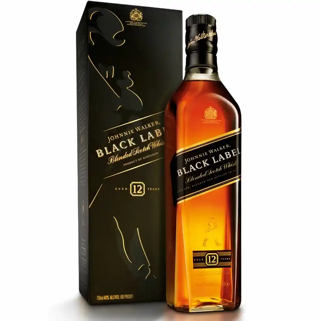 Johnnie Walker Black(Sello Negro) 750Ml