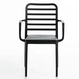Silla Auxili. Con Brazos Negra Finlandek Tw2082b