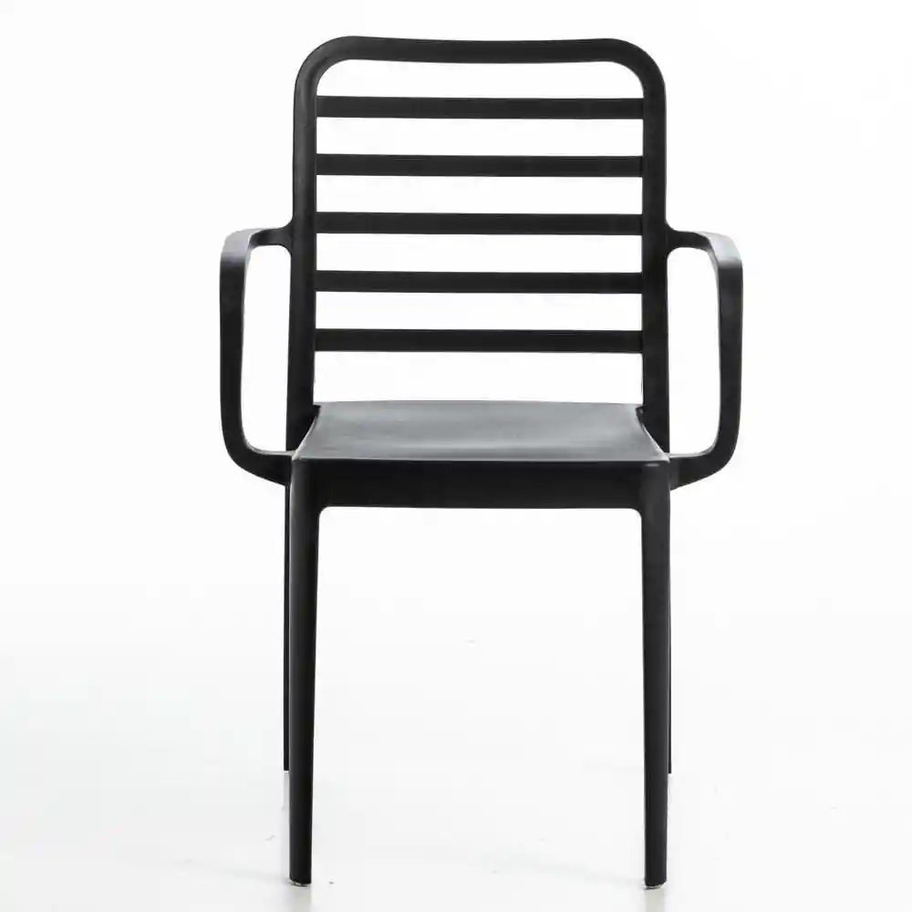 Silla Auxili. Con Brazos Negra Finlandek Tw2082b
