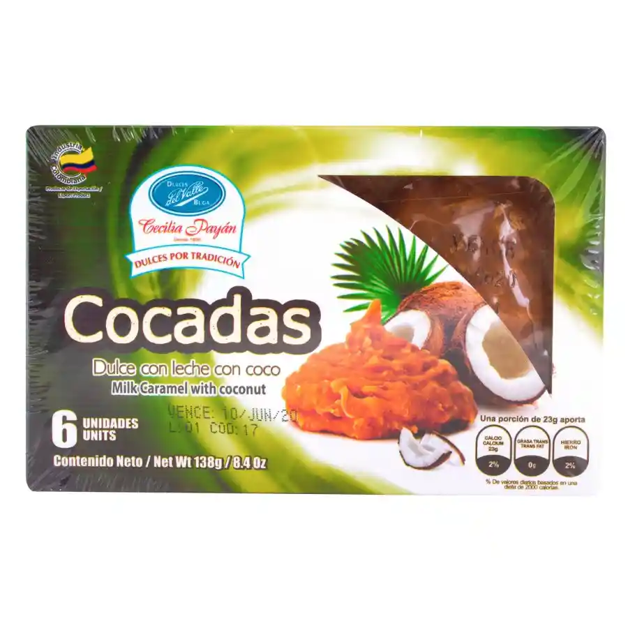 Cocada Del Valle Dulc Leche Coco
