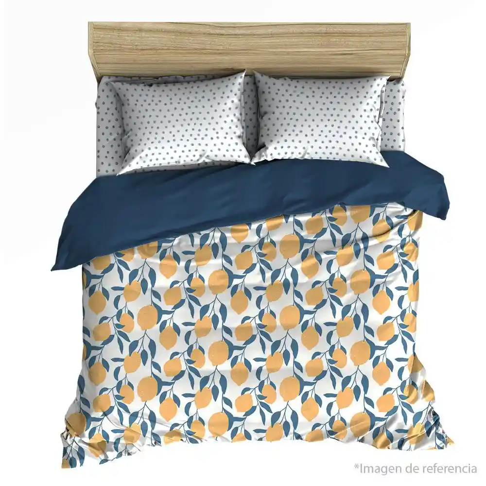 Set Edredon + Sj/c 100% Pol Sweet Semidoble Exito 77213