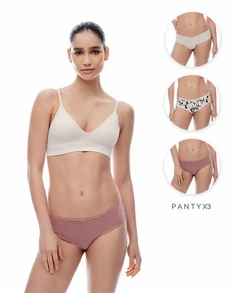 Panty Boxer Tiro Medio M-surtido