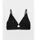 Brasier Bralette Aerie de Mujer Negro Talla Small American Eagle