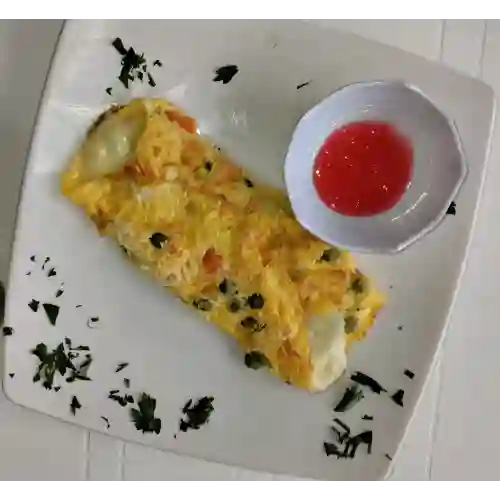 Omelete de Pollo.