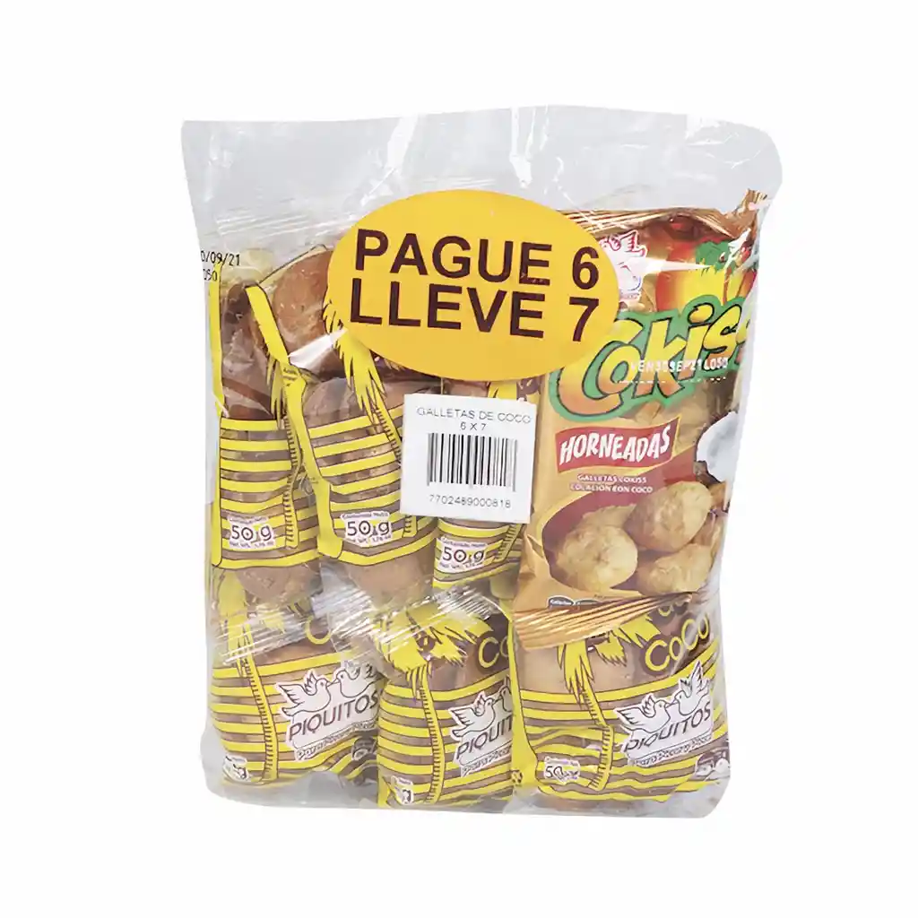 Piquitos Galleta Coco Dulce