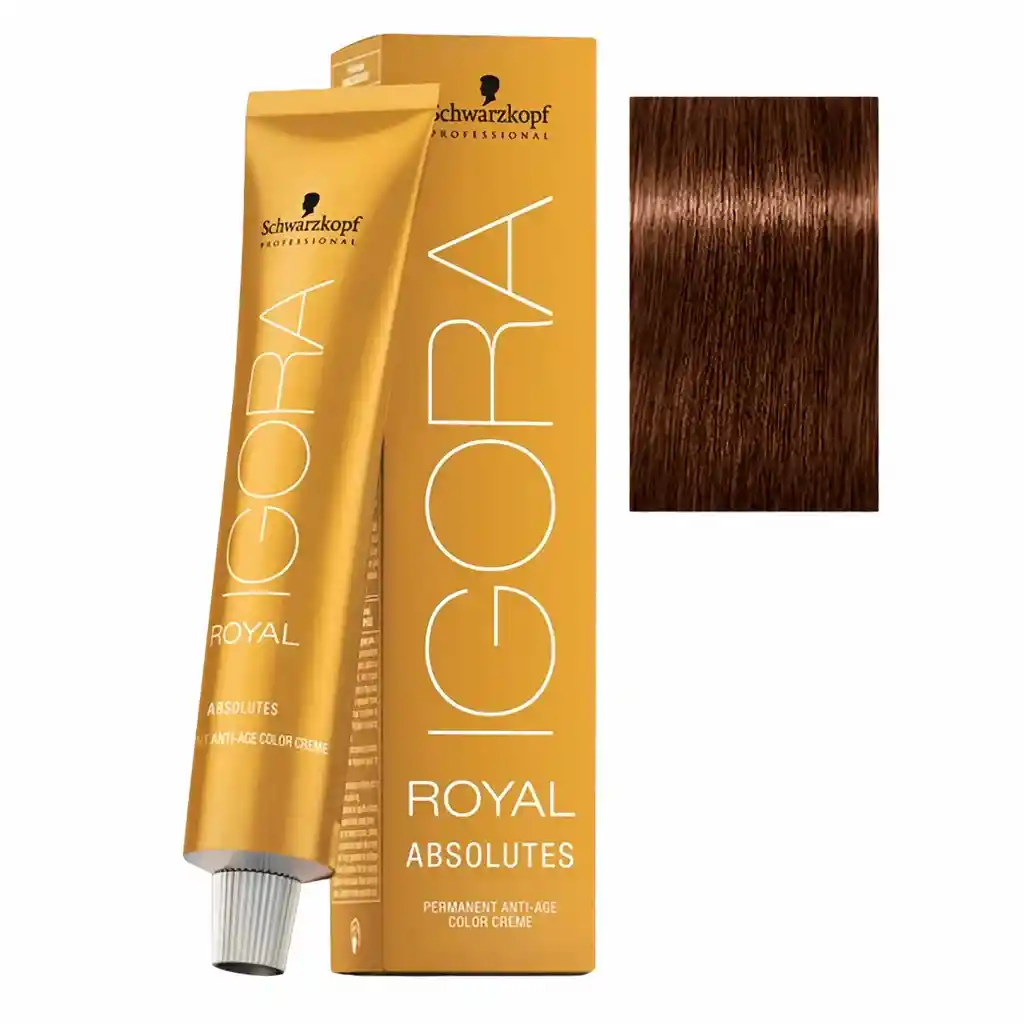 Igora Tinte Royal Absolutes Rubio Oscuro Marrón Natural 6.60