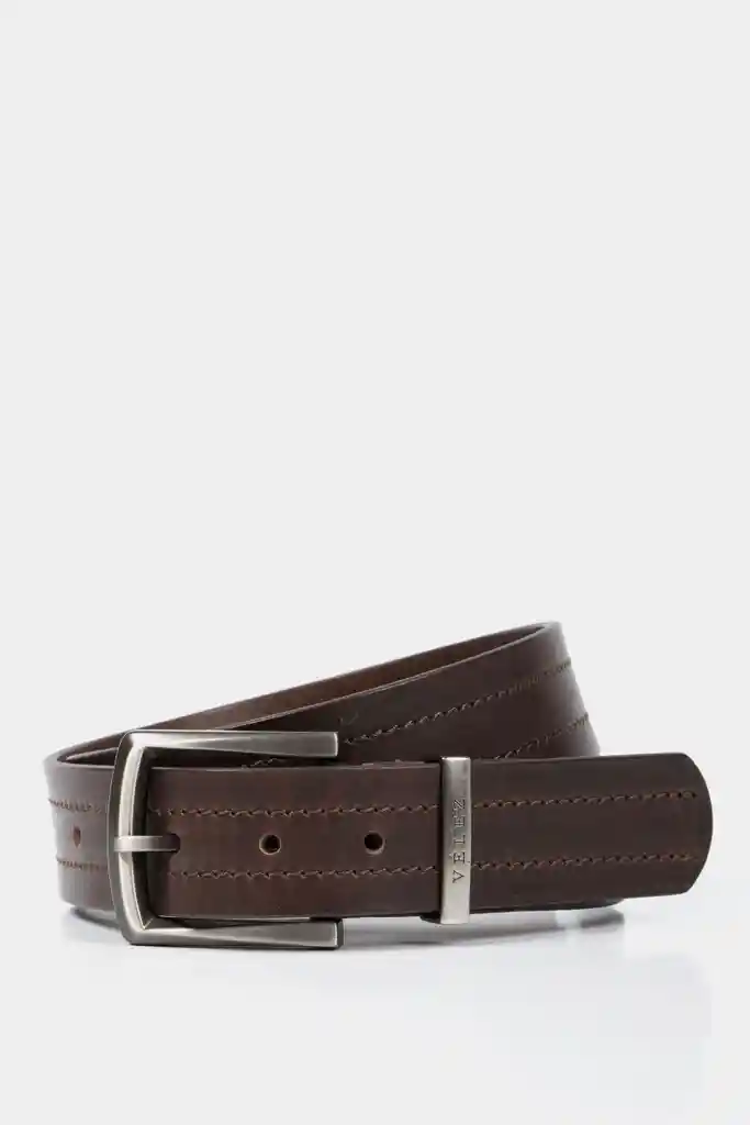 Cinturón Unifaz Coraje de Cuero Para Hombre Pasador Metálico