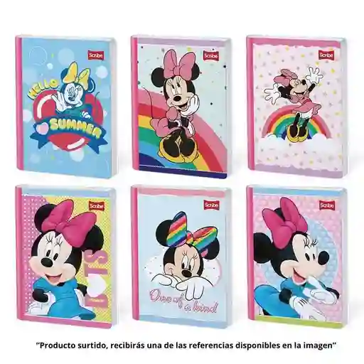 Scribe Cuaderno Cosido Rayas Minnie Surtido