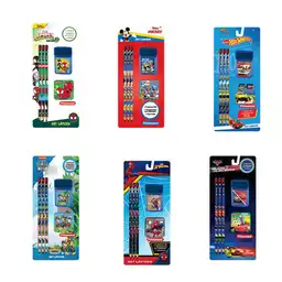 Primavera Set Lápiz + Borrador + Sacapuntas Personajes Niño