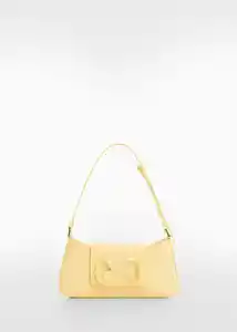 Bolso P Laila Amarillo Pastel Mujer Mango