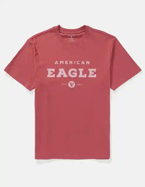 Camiseta Hombre Rojo Talla X-Small American Eagle 3774648