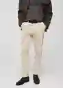 Pantalón Pierreb Piedra Talla 40 Hombre Mango