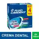 Fluocardent Crema Dental Triple Acción Max Menta 