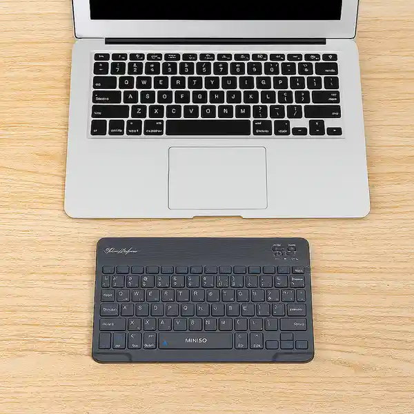 Teclado Inlámbrico Life is For Fun Negro Sw Mc3000 Miniso