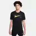 Nike Camiseta M Df Tee Iykyk Run Su24 Para Hombre Negro Talla M