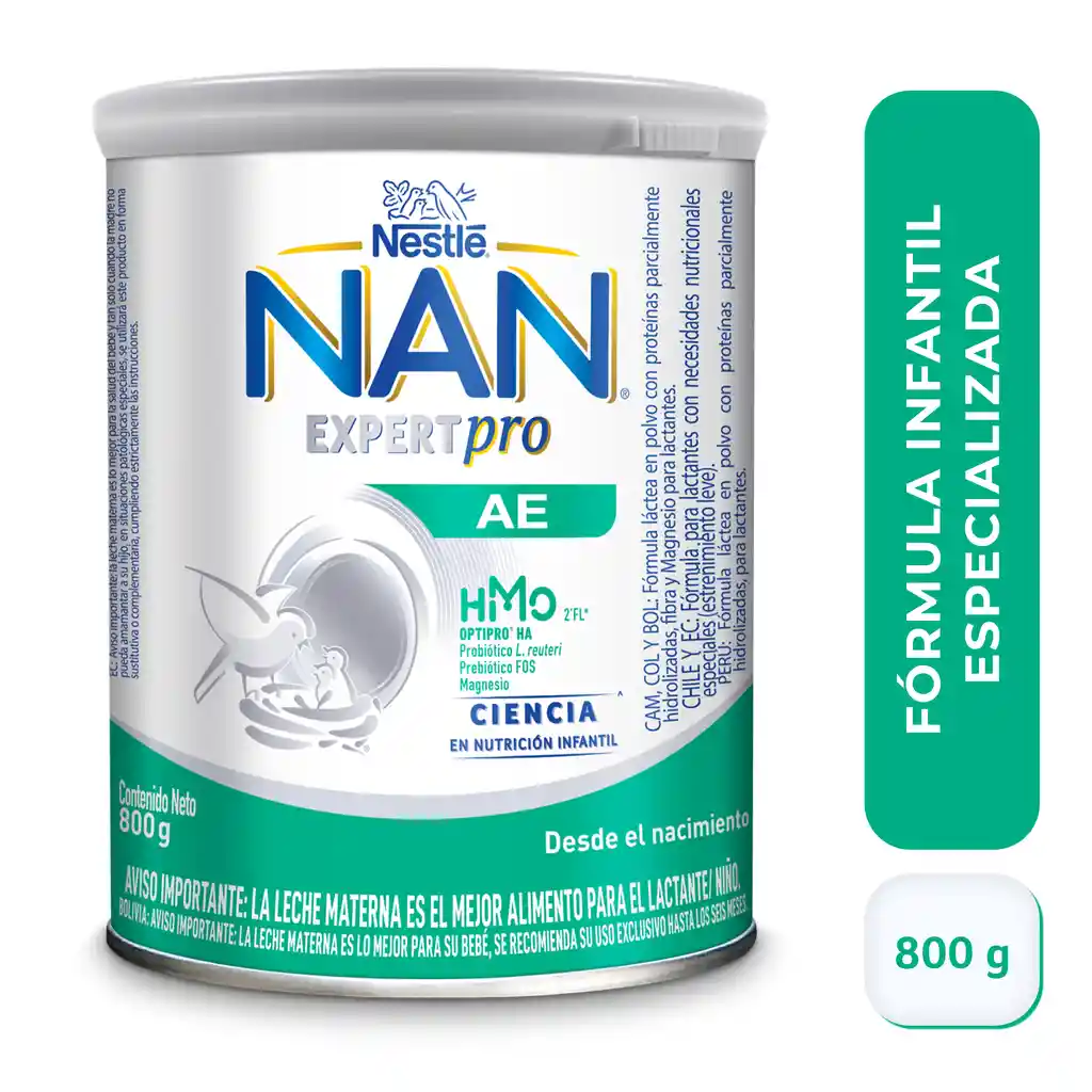 Fórmula infantil NAN EXPERTPRO AE x 800g