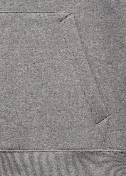 Buzo Sudadera Bono Gris Medio Vigoré Talla M Hombre Mango