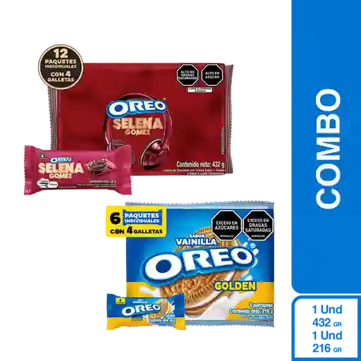 Combo Oreo Selena X12 + Oreo Golden