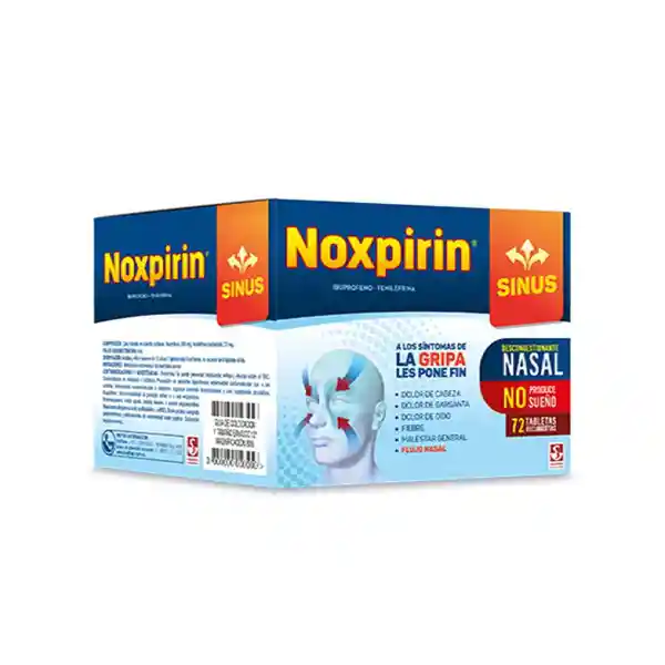 Noxpirin Descongestionante Nasal Plus Sinus