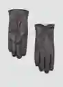 Guantes Hiedra Chocolate Talla S Mujer Mango
