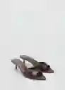 Sandalias Pepa Burdeos Talla 37 Mujer Mango