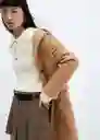 Abrigo Epic Camel Talla XL Mujer Mango