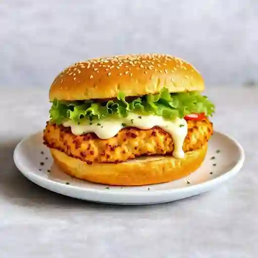 Sandwich de milanesa de pollo argentino