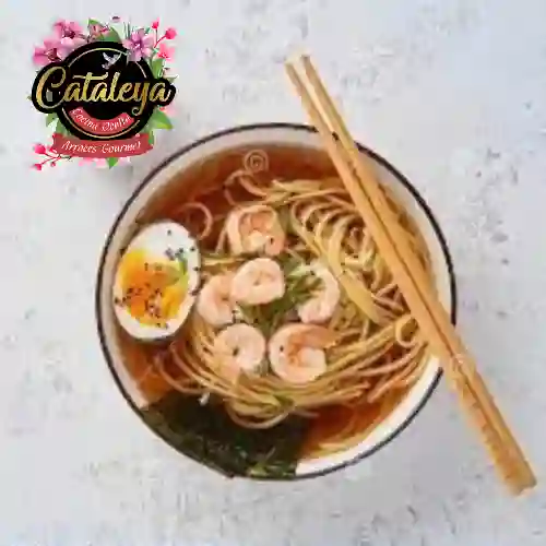 Ramen de Pollo y Camarones