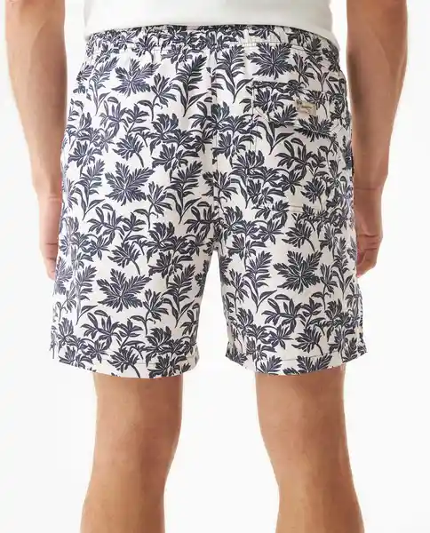 Bermuda Flower Duotone Crudo Porcelana Claro Talla M Chevignon