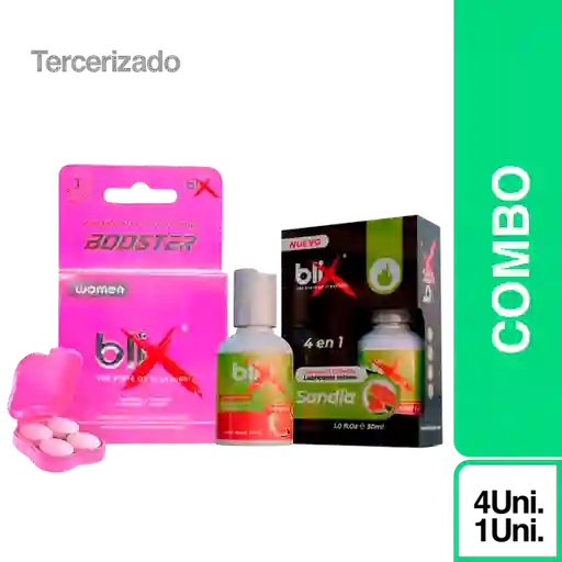 Combo Blix Potenciador Mujer + Lubricante Sandia