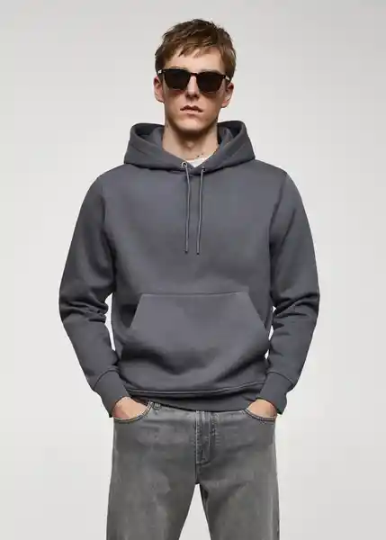 Buzo Sudadera Bono Asfalto Talla XL Hombre Mango