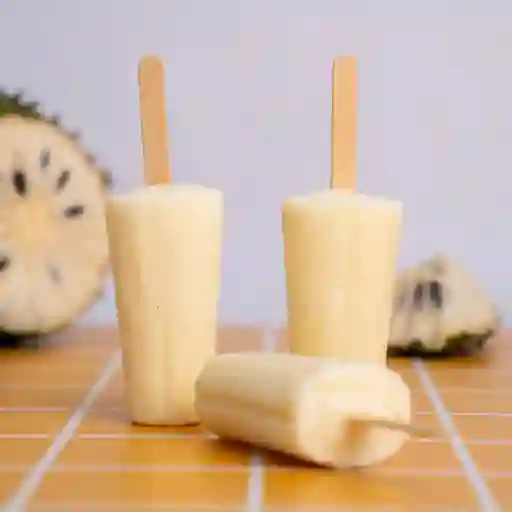 Paleta turrón guanábana