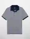 Camiseta Polo Hombre Azul Talla: LARGE 4201410 American Eagle