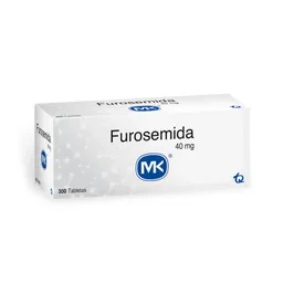 Furosemida 40 Mg 300 Tabletas Mk