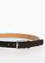 Cinturón Suede Chocolate Talla 90 Hombre Mango