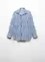 Camisa Brenda Off-White Talla 18 Mujer Mango