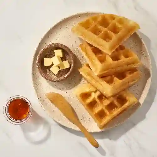 Waffle de Pan de Yuca