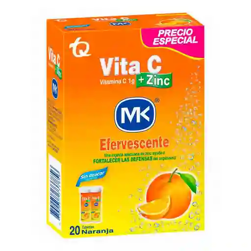 Vitamina C +zinc Efervescente Mk 737850