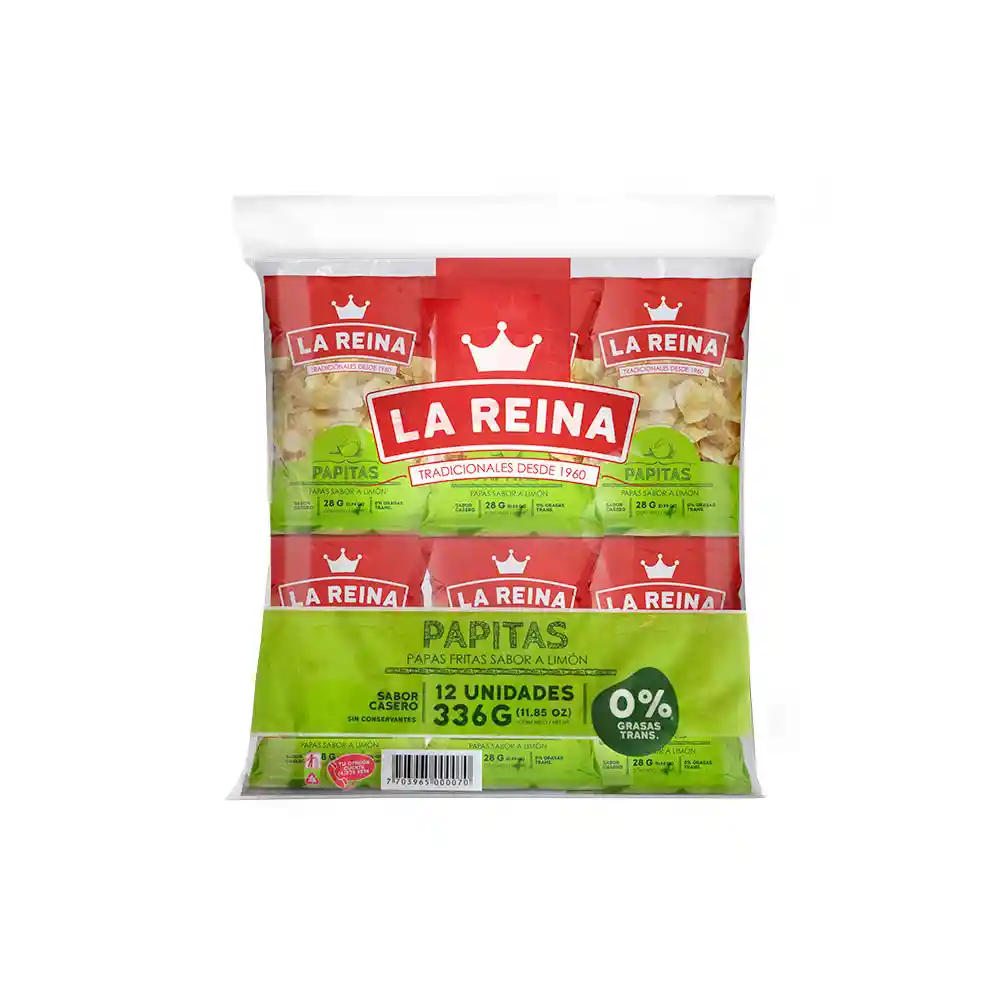 La Reina Papas Fritas Sabor a Limón