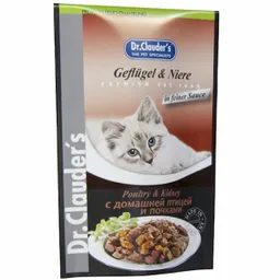 Dr. Clauder's Alimento Humedo Para Gato Aves de Corral & Riñon 100 g