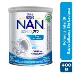 Fórmula infantil NAN EXPERTPRO Sin Lactosa x 400g