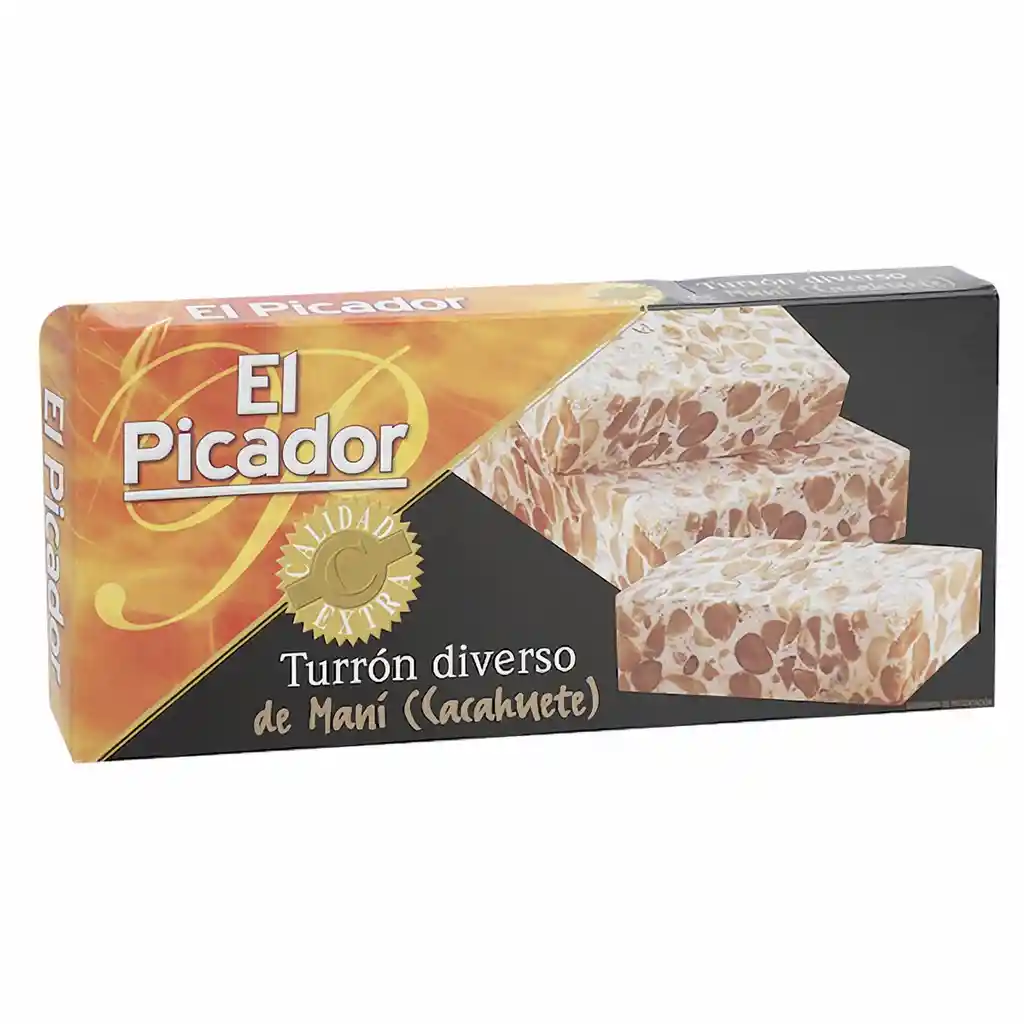 Turrón El Picadordiverso De Mani El Picador