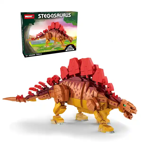 Woma Juego de Bloques Armatodo Para Niños Dinosaurio Stegosaurus