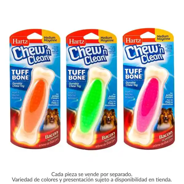 Hartz Juguete Para Perro Chew Clean Hueso Tuff Medium