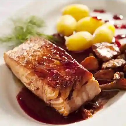 Salmon Al Vino